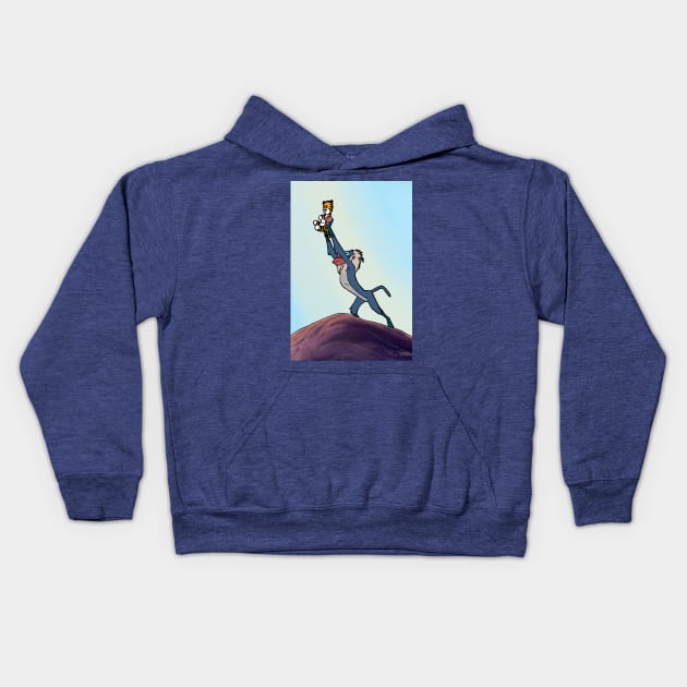 The Hobbes King Kids Hoodie by HBogart